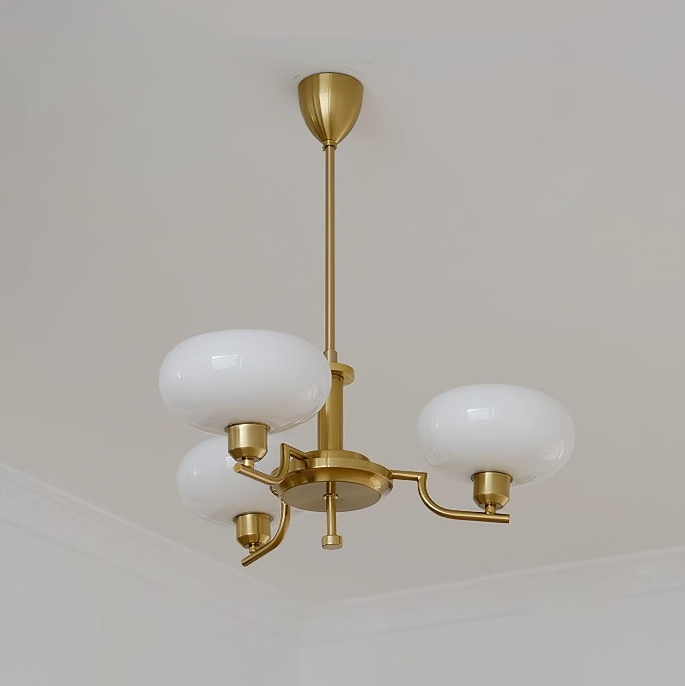 Candy Chandeliers Glass Midcentury - Lamp Copper