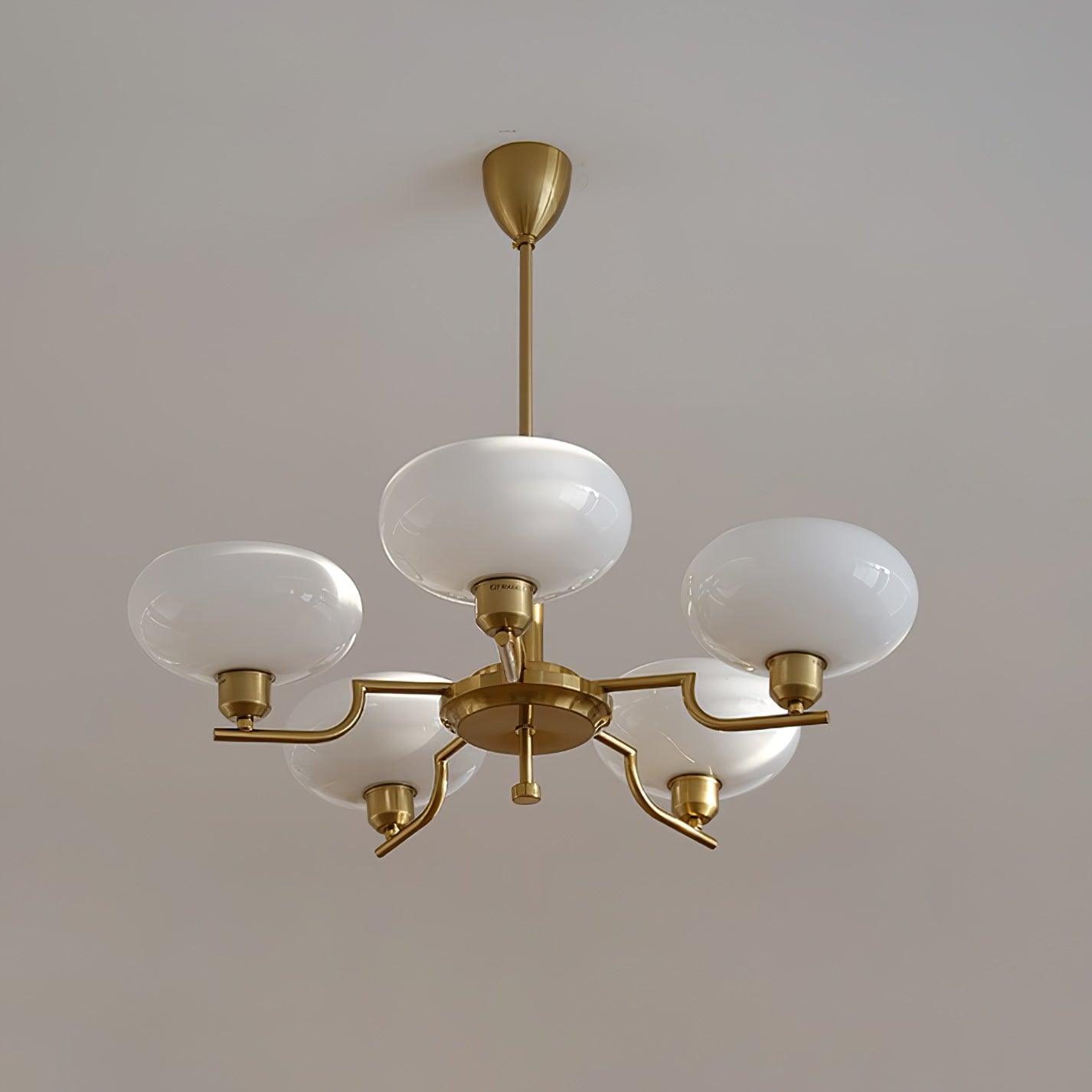 Candy Chandeliers Glass Midcentury - Lamp Copper