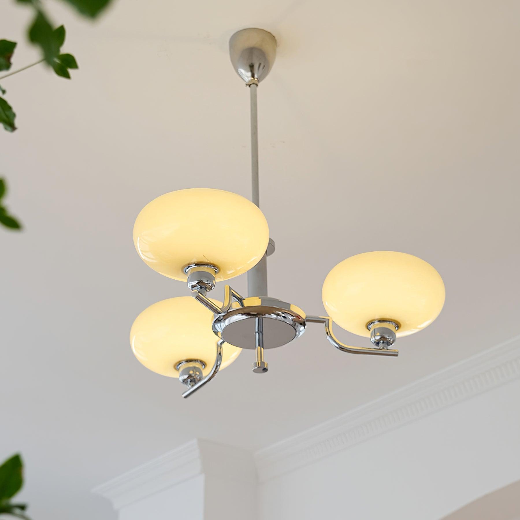 Candy Chandeliers Glass Midcentury - Lamp Copper