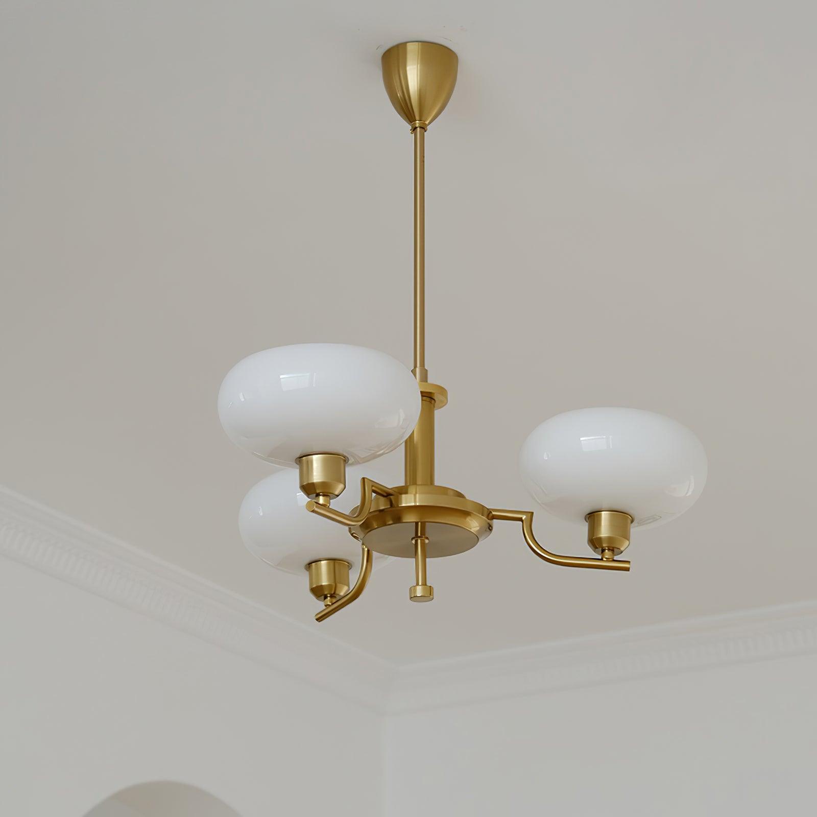 Candy Chandeliers Glass Midcentury - Lamp Copper