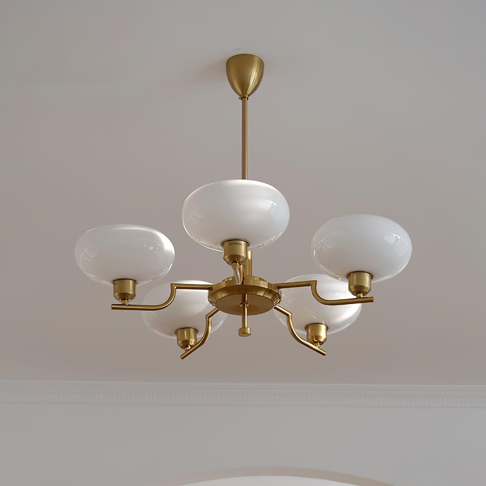 Candy Chandeliers Glass Midcentury - Lamp Copper