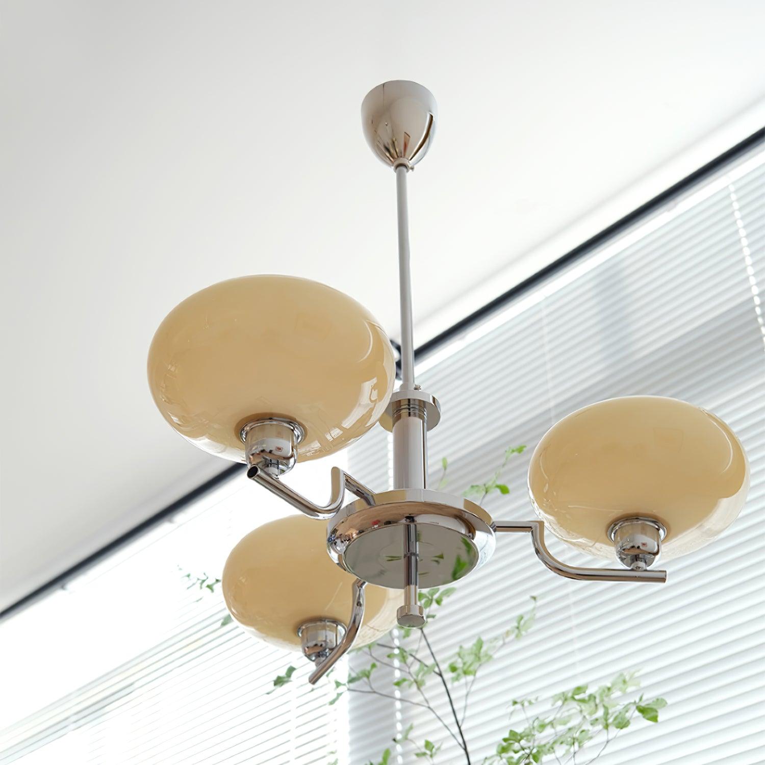 Candy Chandeliers Glass Midcentury - Lamp Copper