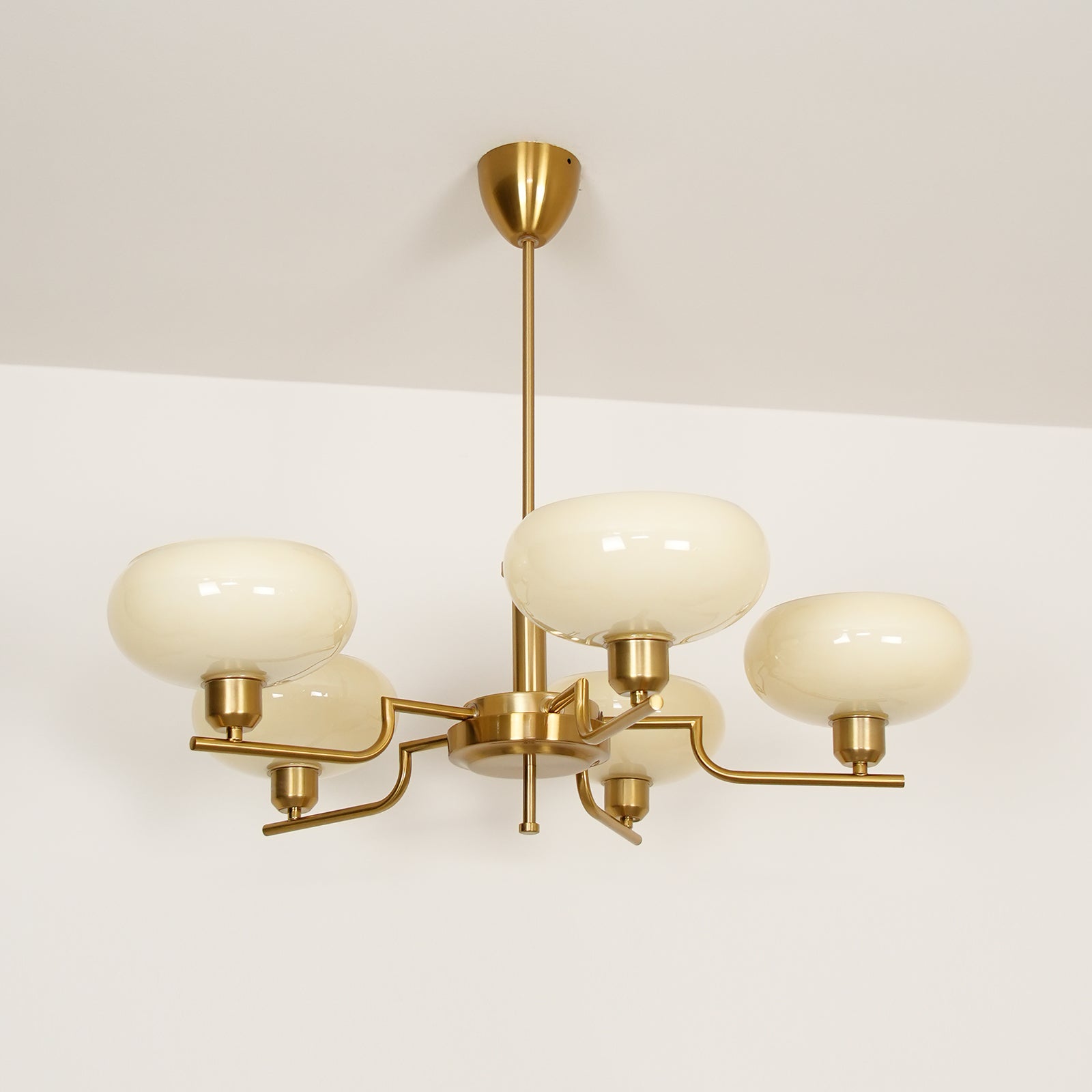 Candy Chandeliers Glass Midcentury - Lamp Copper