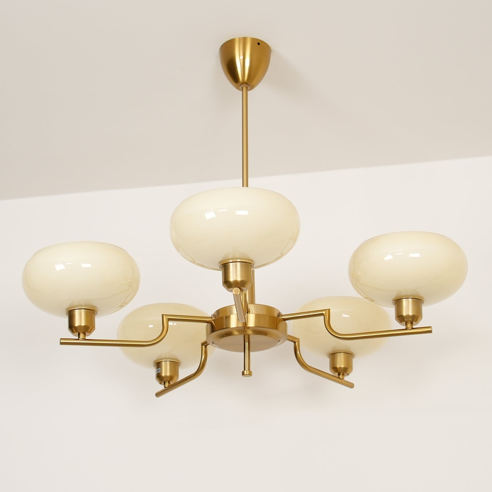 Candy Chandeliers Glass Midcentury - Lamp Copper