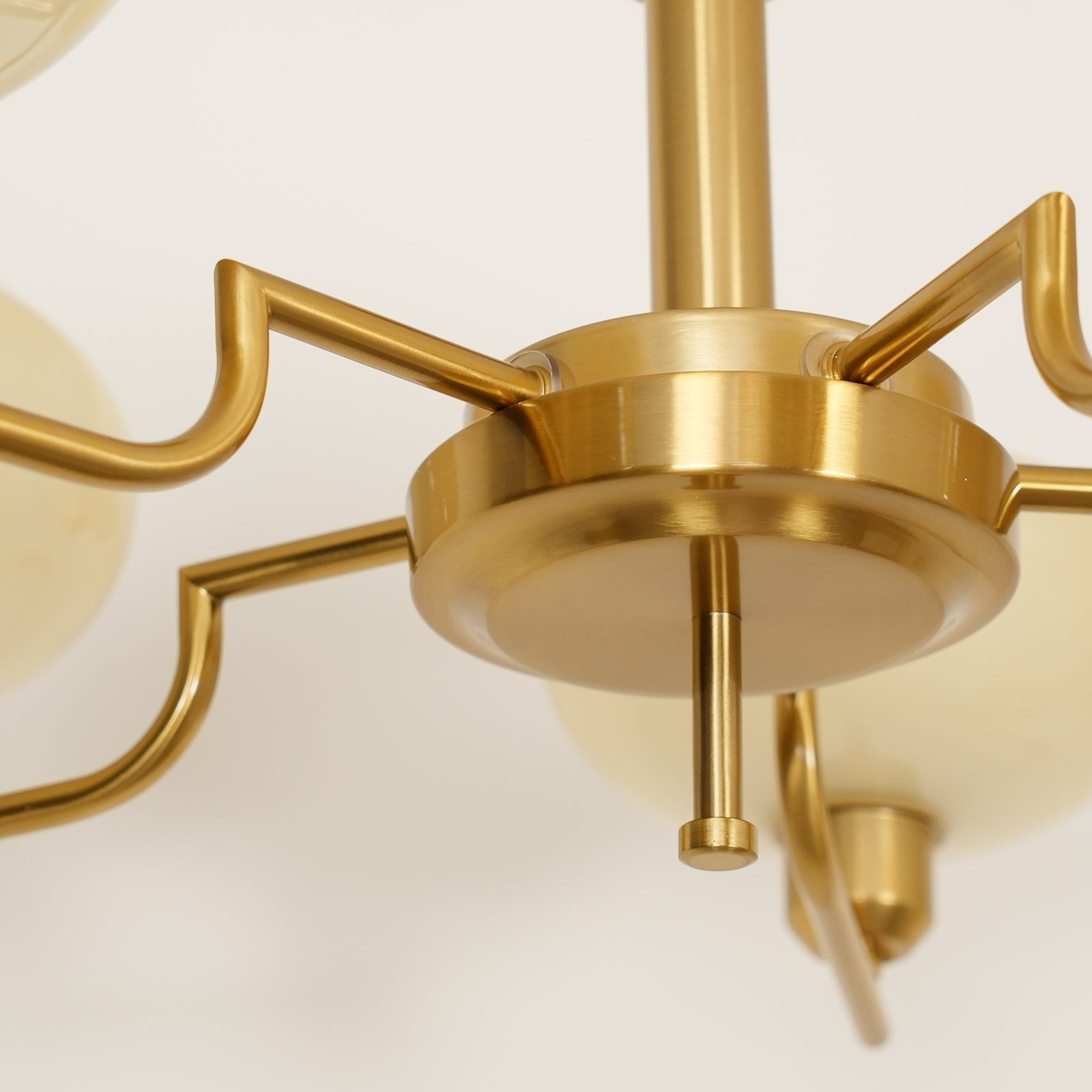 Candy Chandeliers Glass Midcentury - Lamp Copper