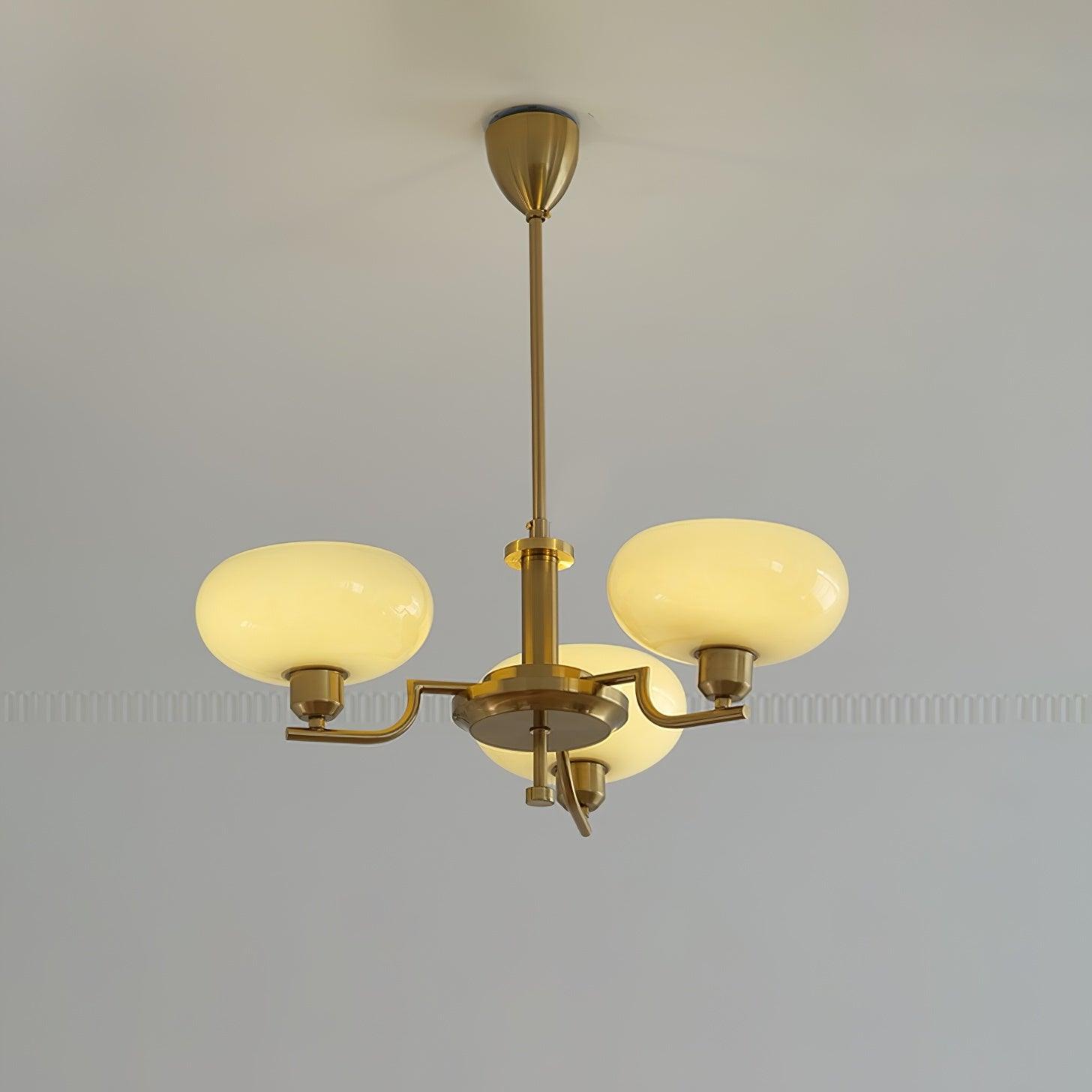 Candy Chandeliers Glass Midcentury - Lamp Copper