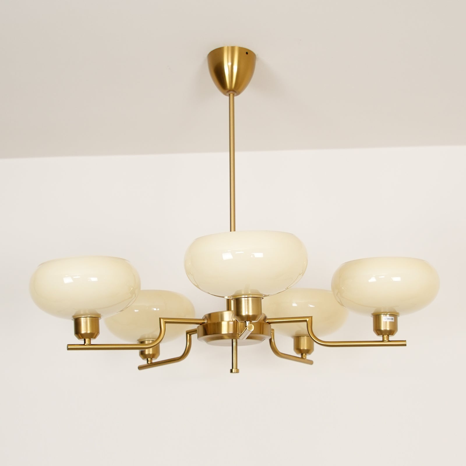 Candy Chandeliers Glass Midcentury - Lamp Copper