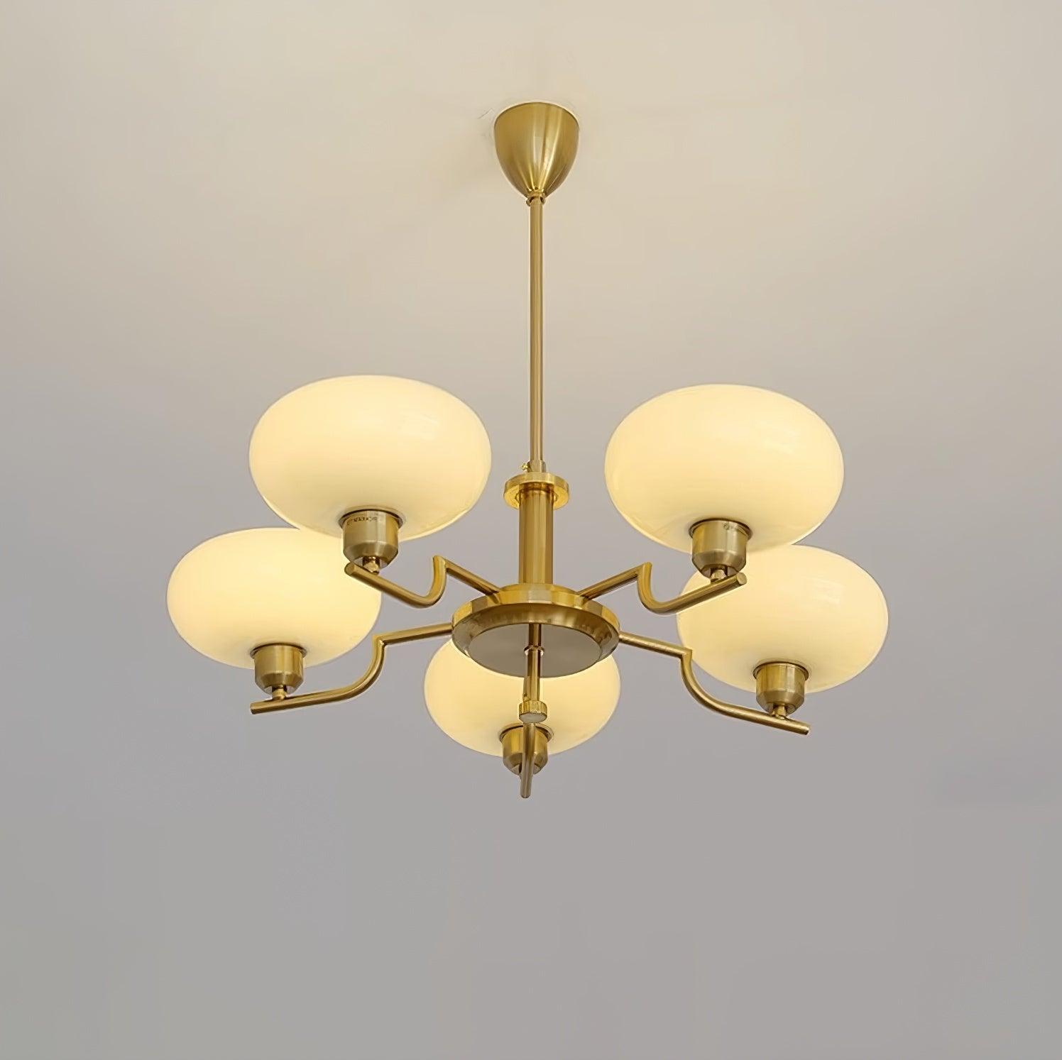 Candy Chandeliers Glass Midcentury - Lamp Copper