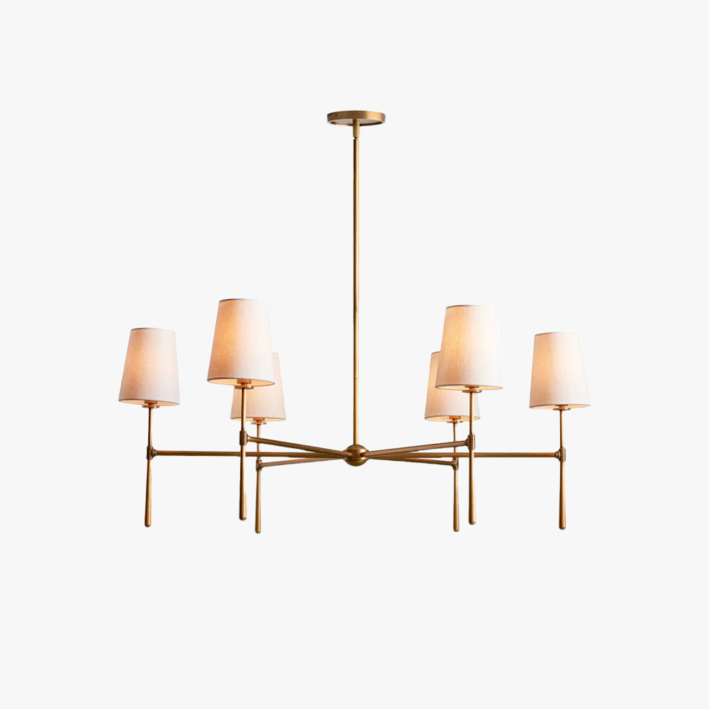 Valea Chandelier Head 4/6 Mid-century - Lamp Copper