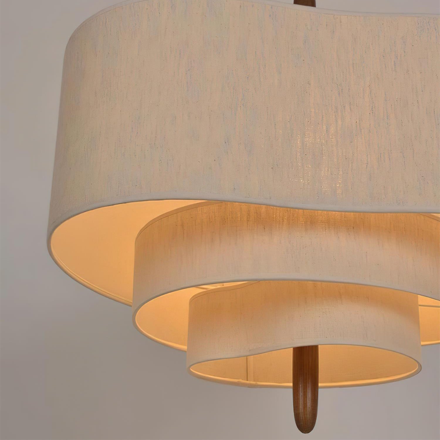 Ophel Green Fabric Pendant Lamp - Lamp Copper