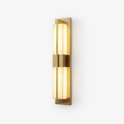 Caspian Alabaster Brass Wall Light - Lamp Copper