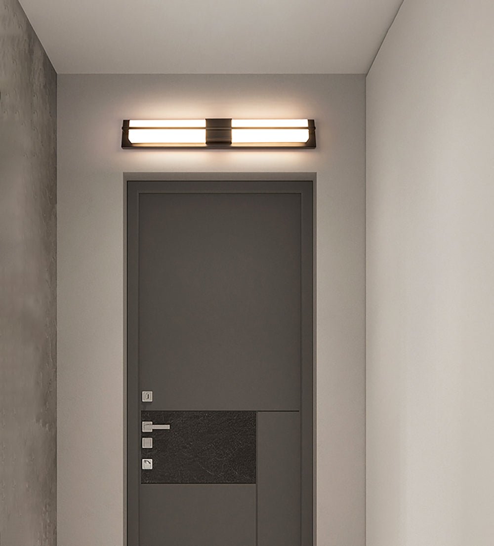 Caspian Alabaster Brass Wall Light - Lamp Copper