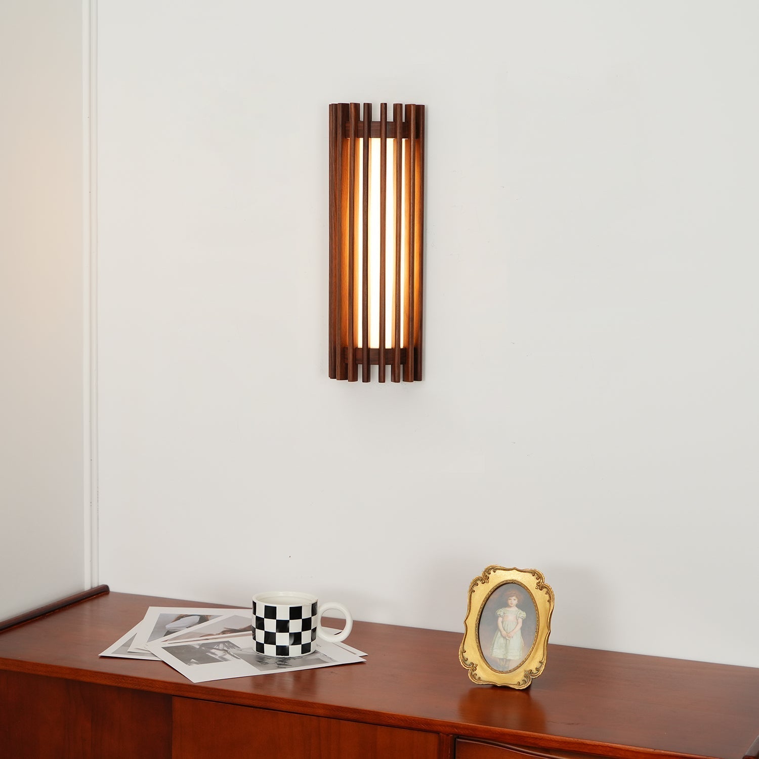 Neyra Walnut Indoor Wall Lamp - Lamp Copper