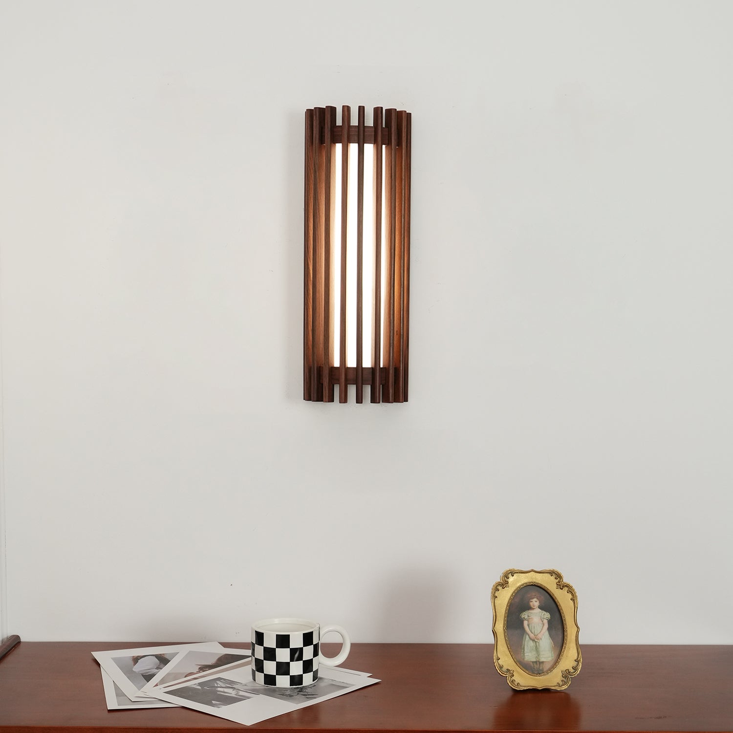 Neyra Walnut Indoor Wall Lamp - Lamp Copper