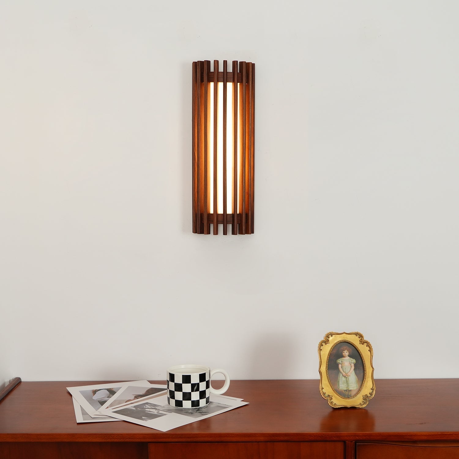 Neyra Walnut Indoor Wall Lamp - Lamp Copper
