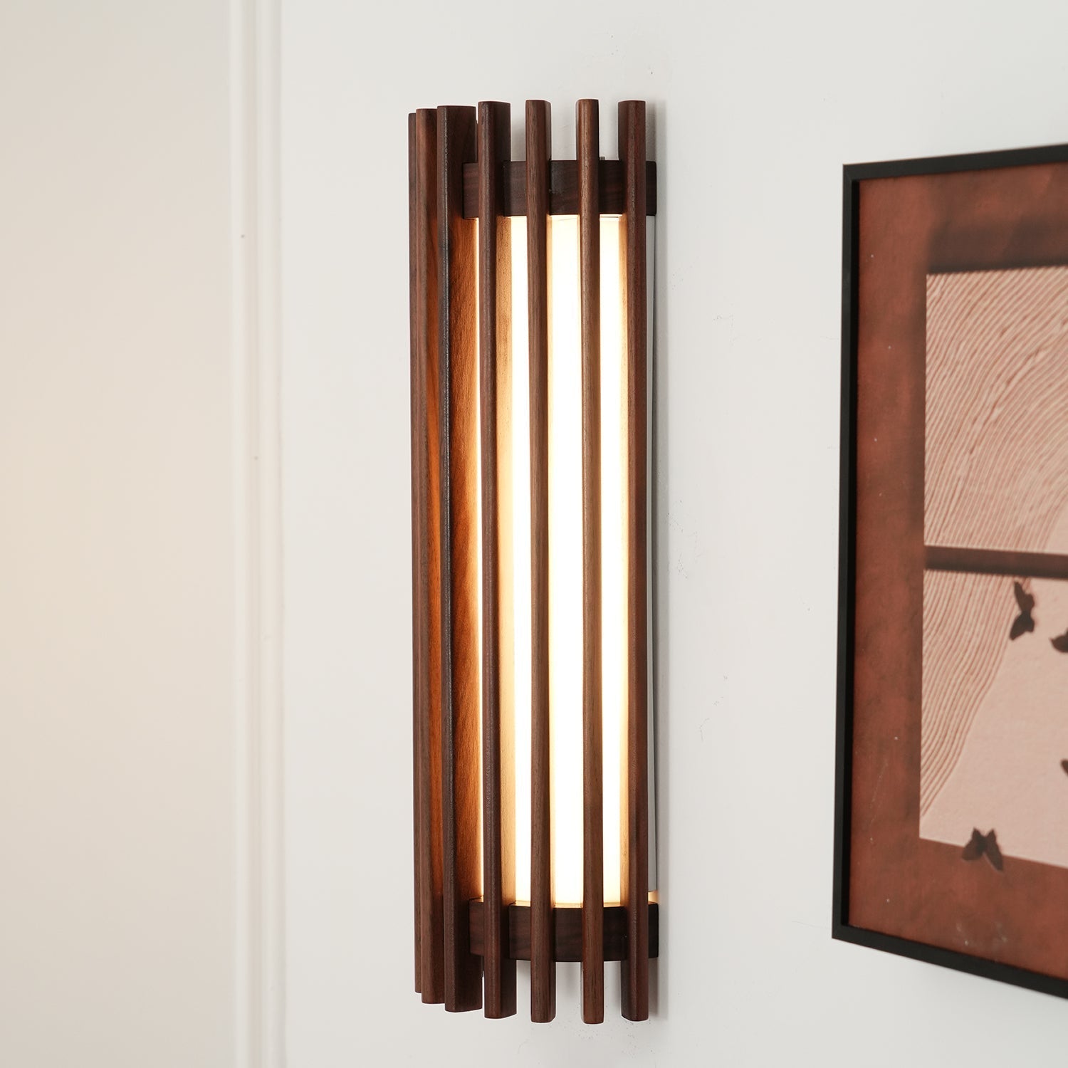 Neyra Walnut Indoor Wall Lamp - Lamp Copper