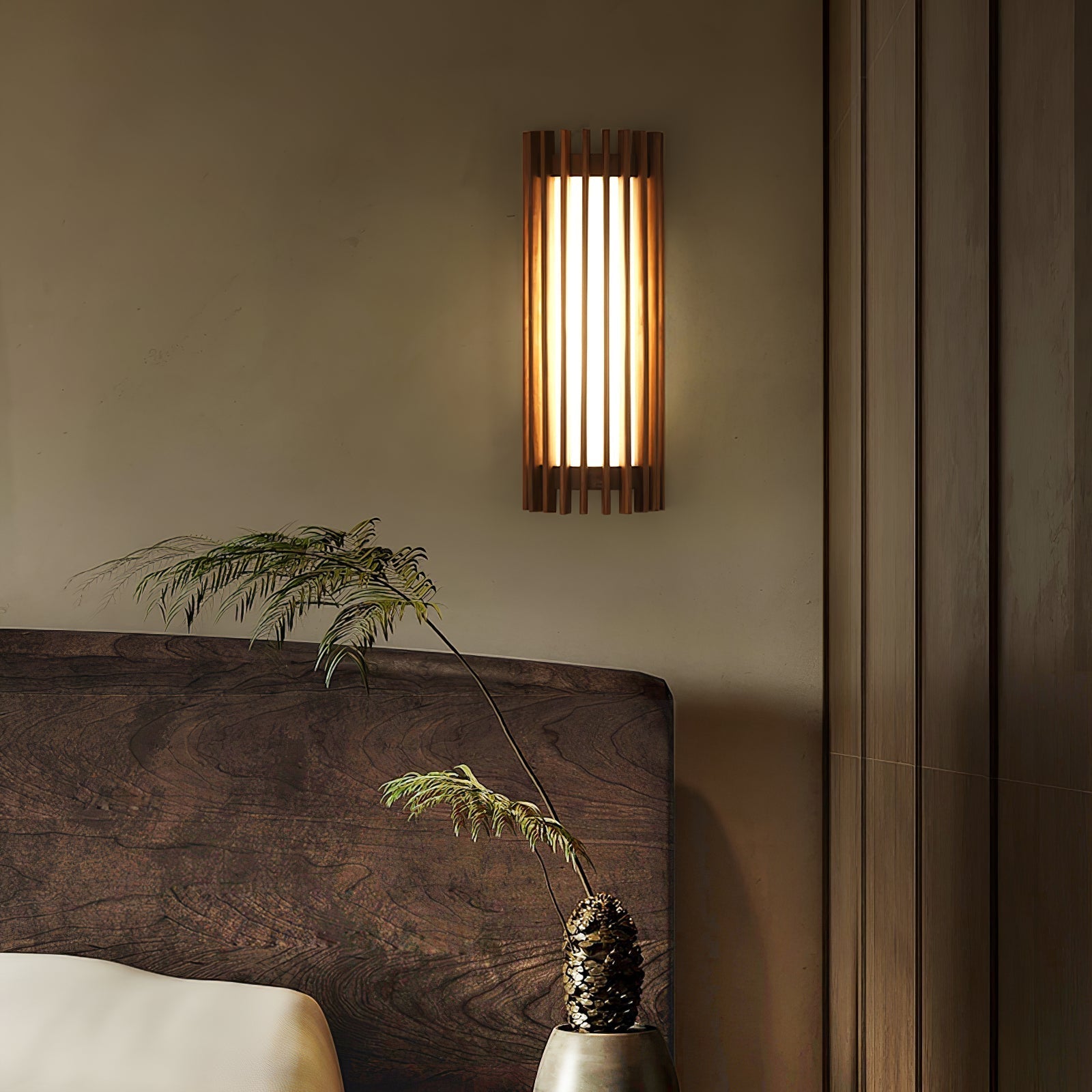 Neyra Walnut Indoor Wall Lamp - Lamp Copper