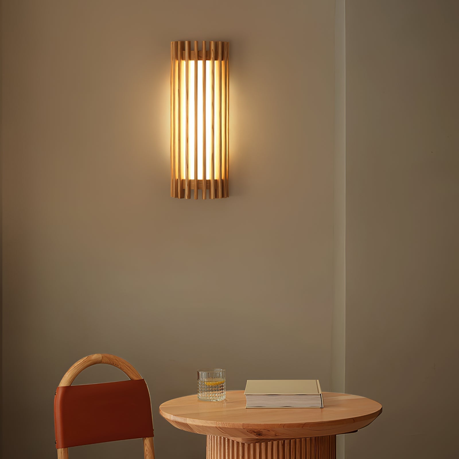Neyra Walnut Indoor Wall Lamp - Lamp Copper