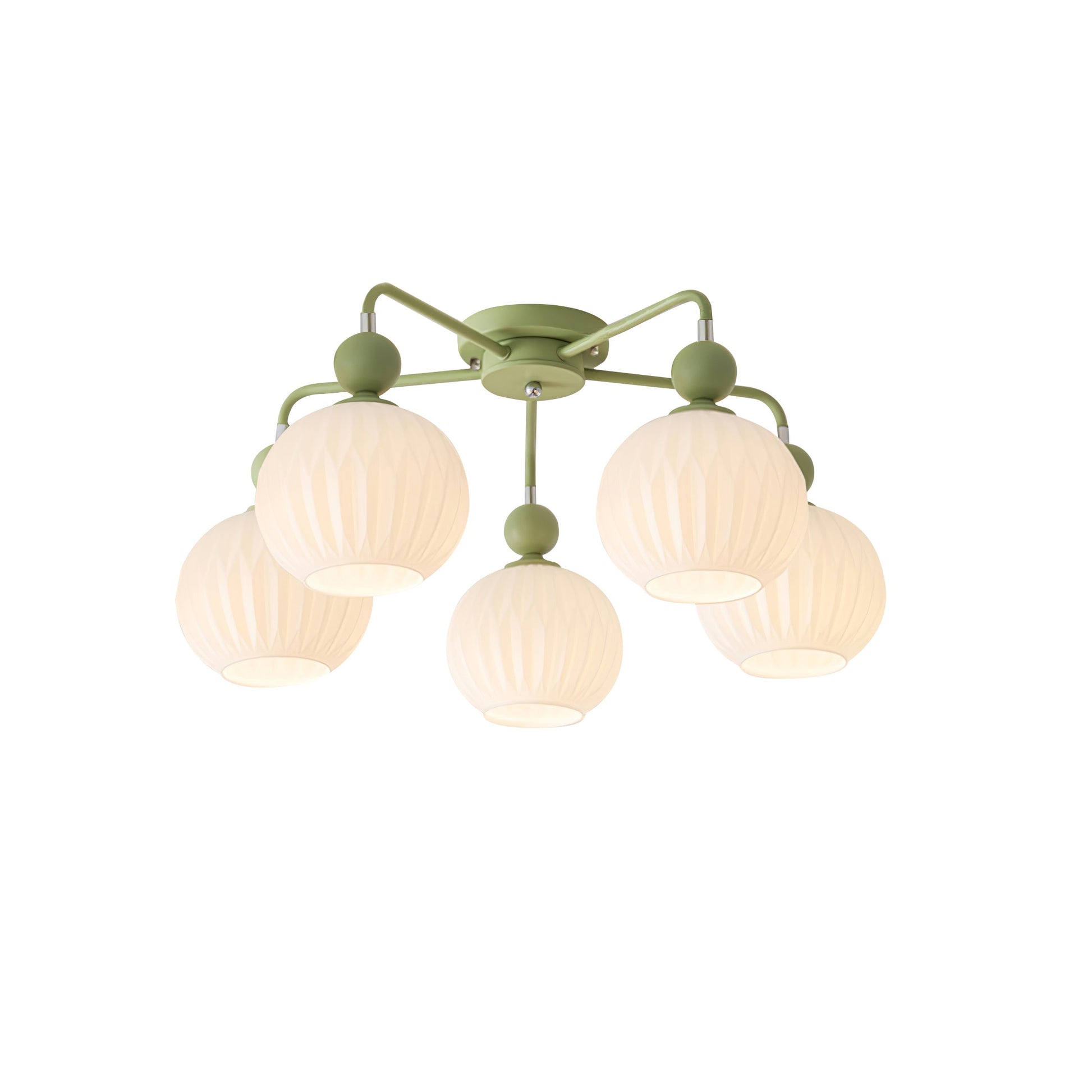 Elveneth Individual Creativity Metal Glass Ceiling Lamp - Lamp Copper