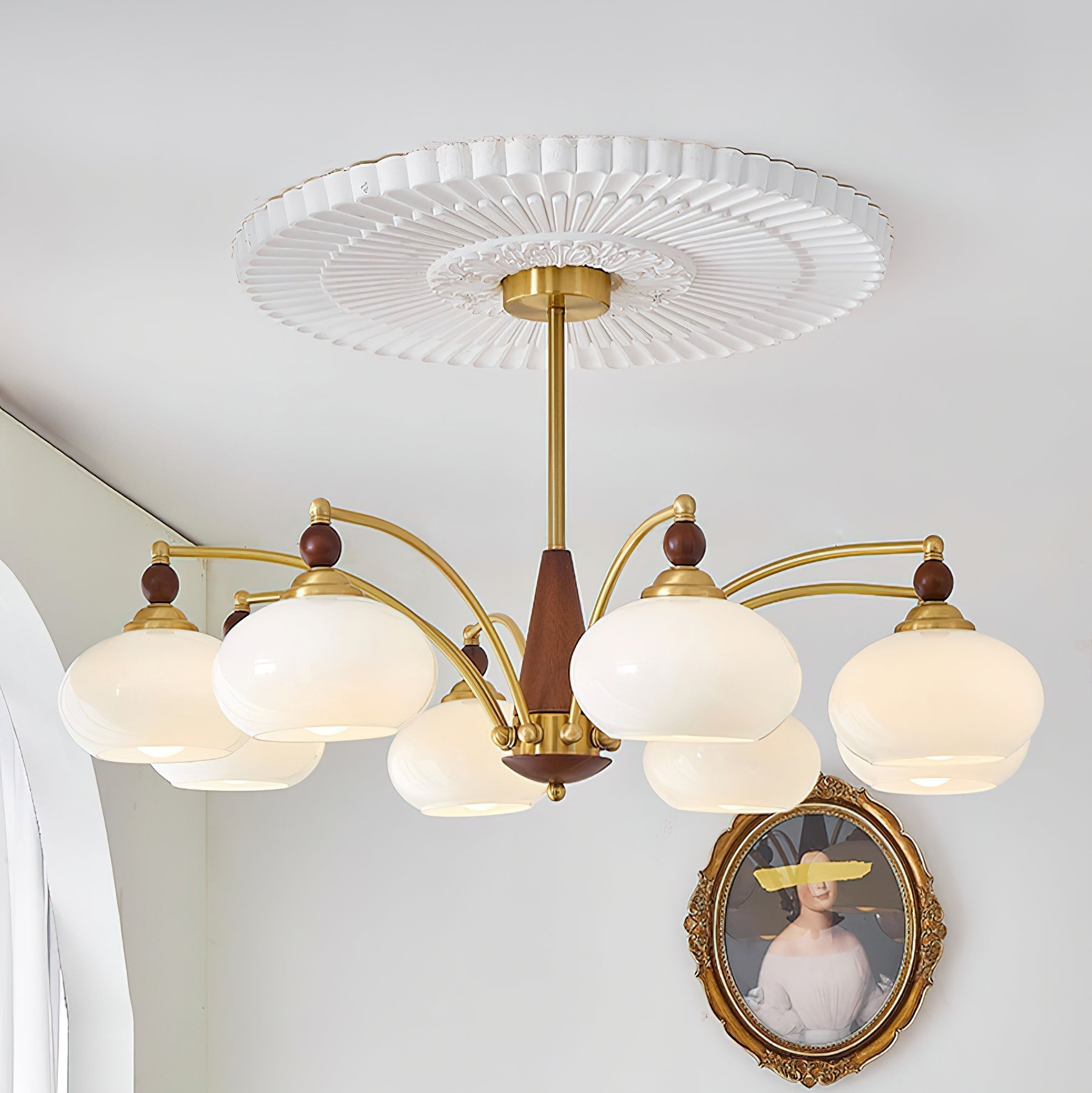Charlotte Retro Chandelier Cluster - Lamp Copper