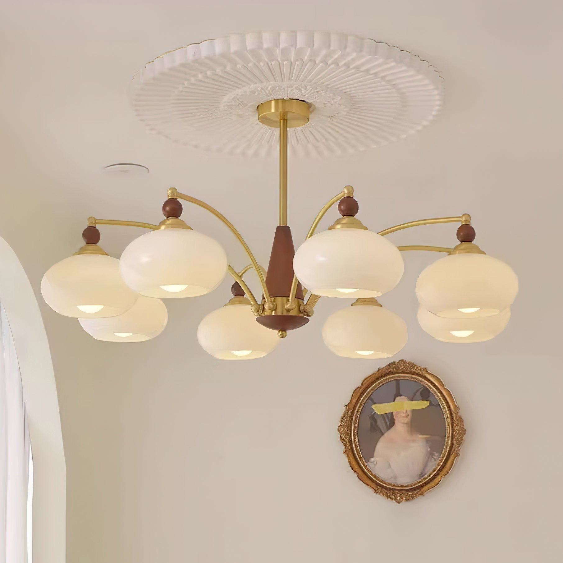 Charlotte Retro Chandelier Cluster - Lamp Copper