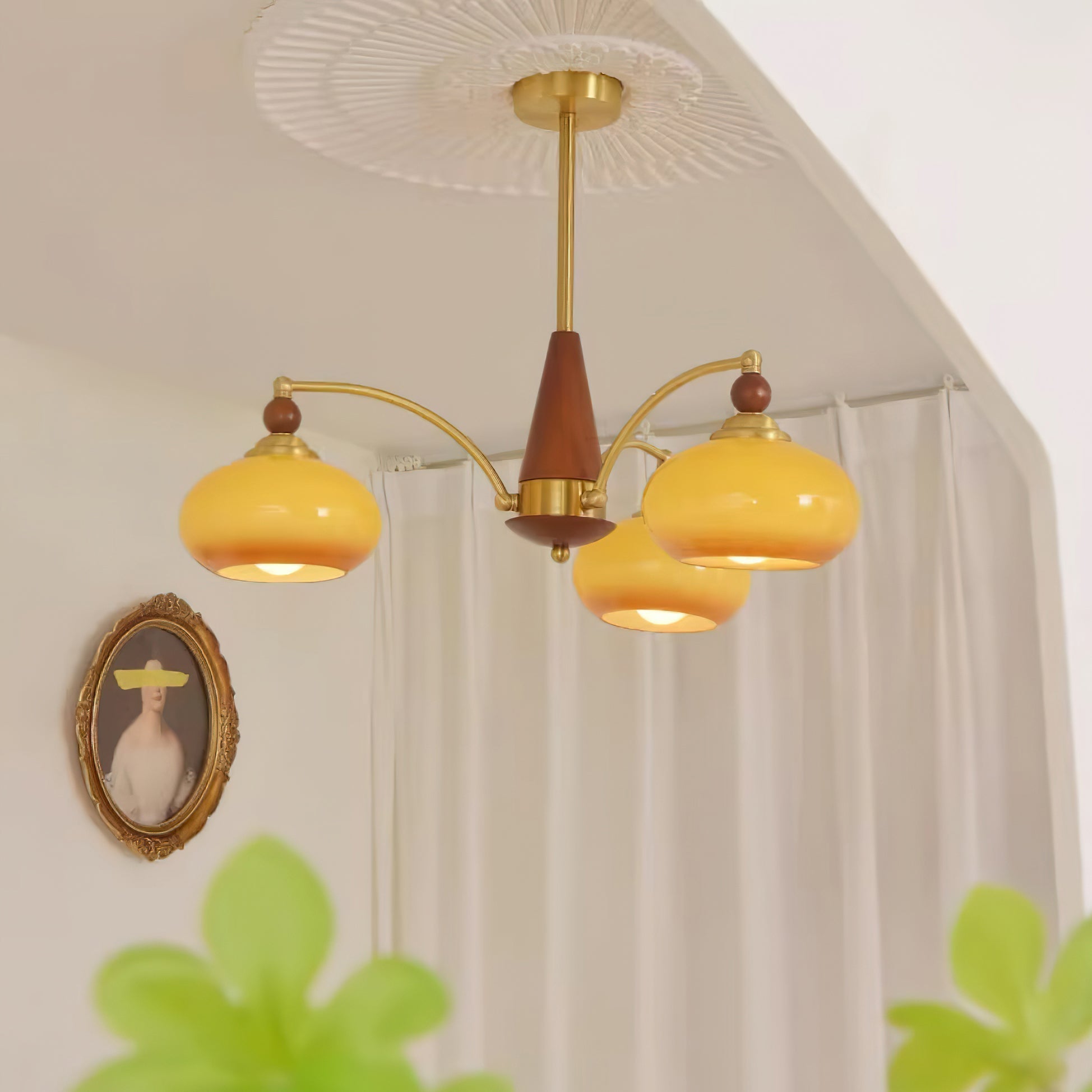 Charlotte Retro Chandelier Cluster - Lamp Copper