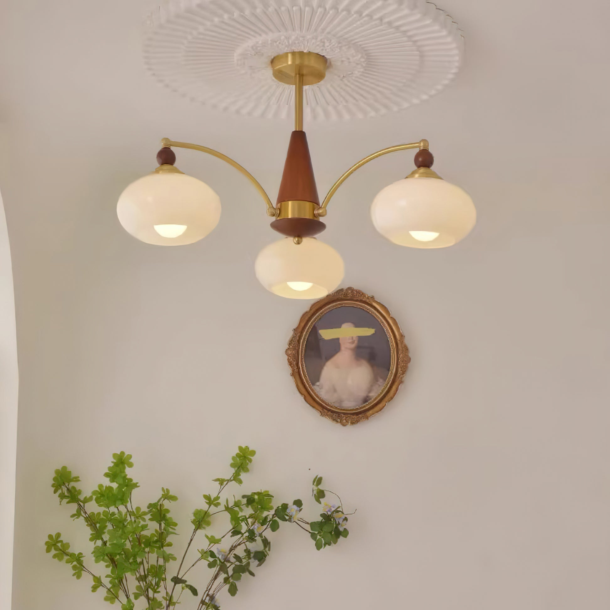 Charlotte Retro Chandelier Cluster - Lamp Copper