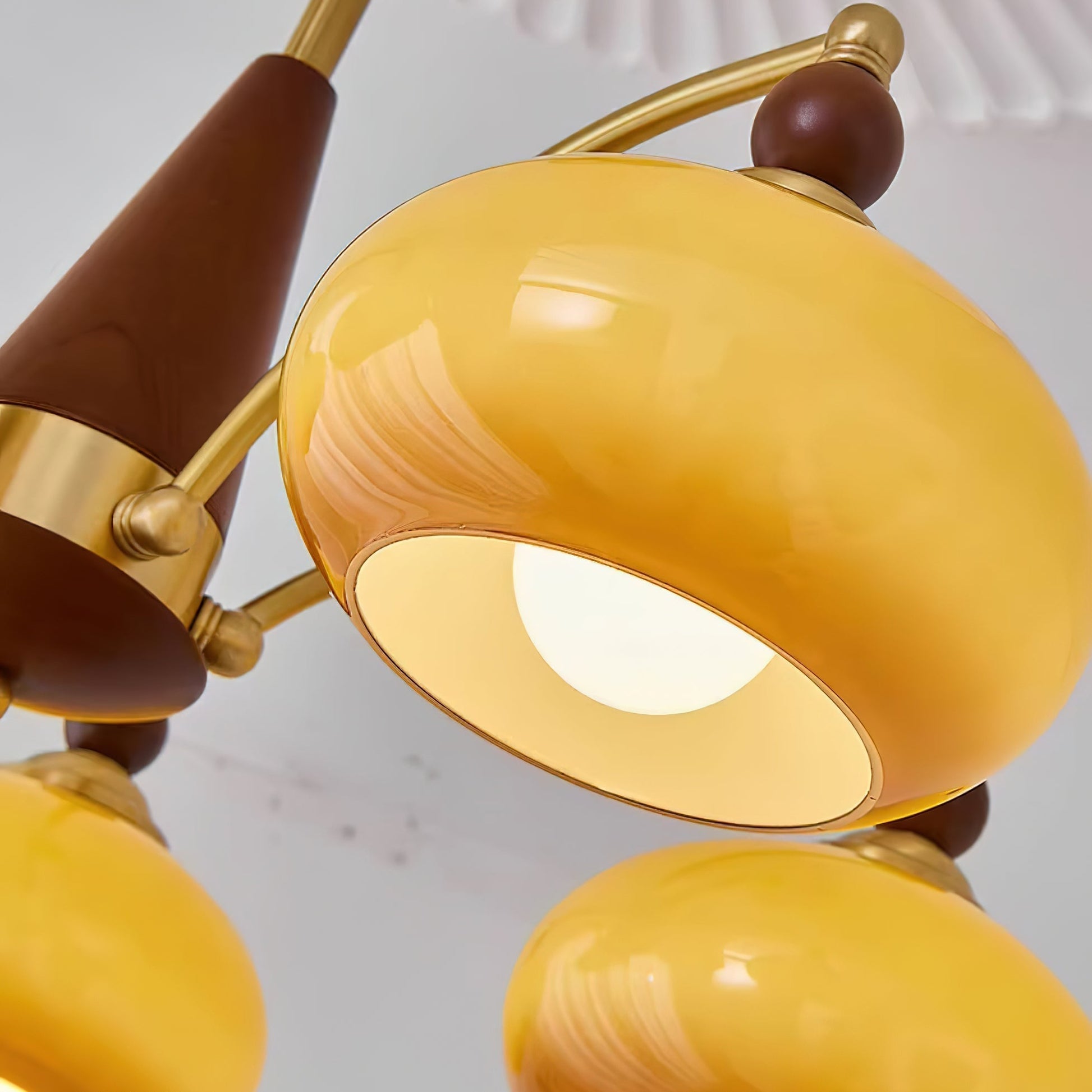 Charlotte Retro Chandelier Cluster - Lamp Copper