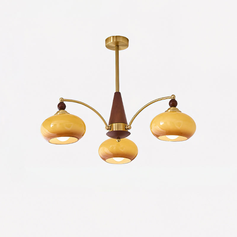 Charlotte Retro Chandelier Cluster - Lamp Copper
