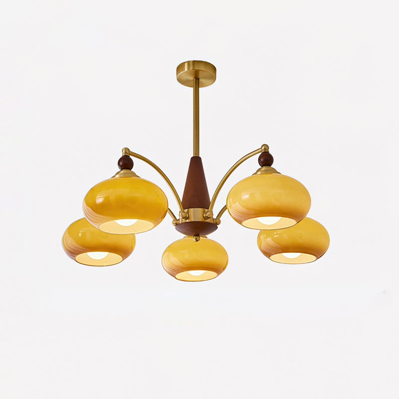 Charlotte Retro Chandelier Cluster - Lamp Copper