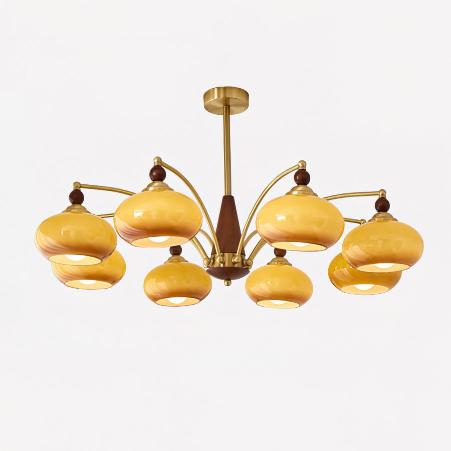 Charlotte Retro Chandelier Cluster - Lamp Copper