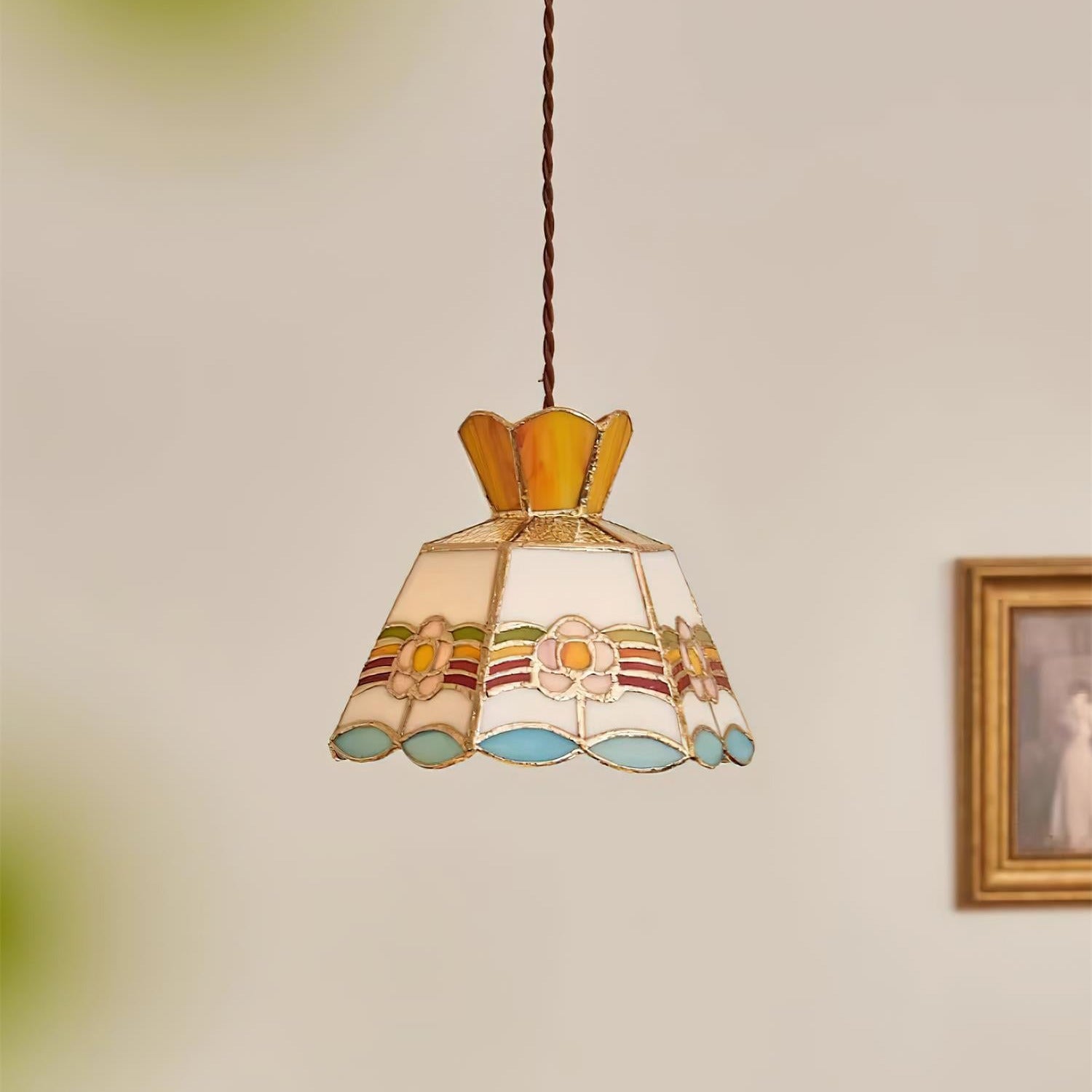 Garden Pendant Lights Glass - Lamp Copper