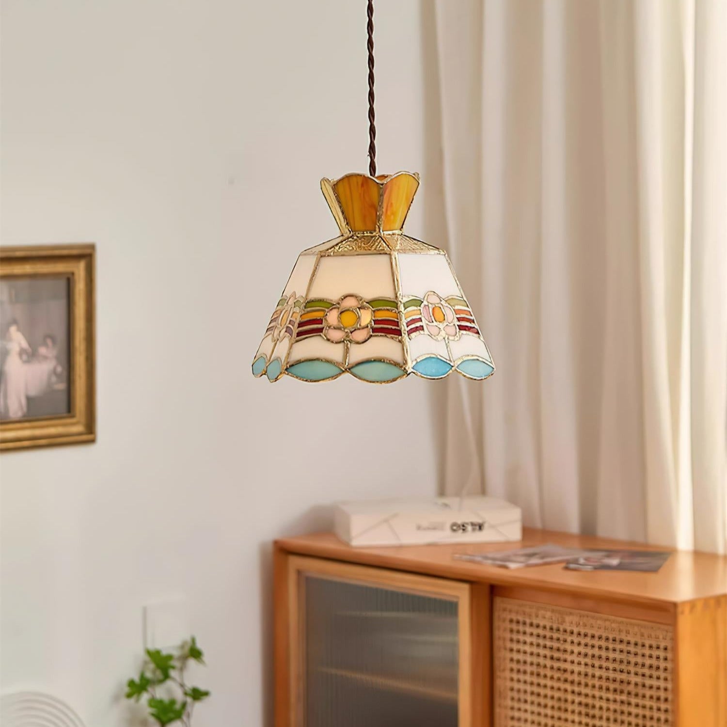 Garden Pendant Lights Glass - Lamp Copper