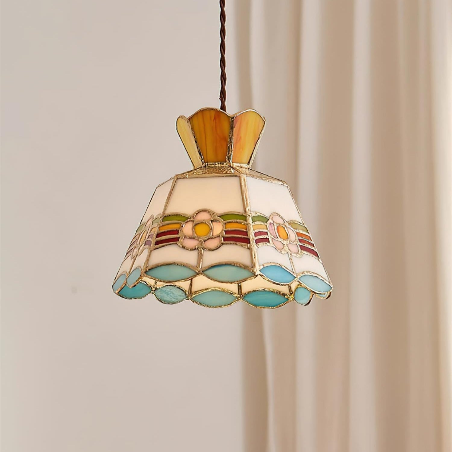 Garden Pendant Lights Glass - Lamp Copper
