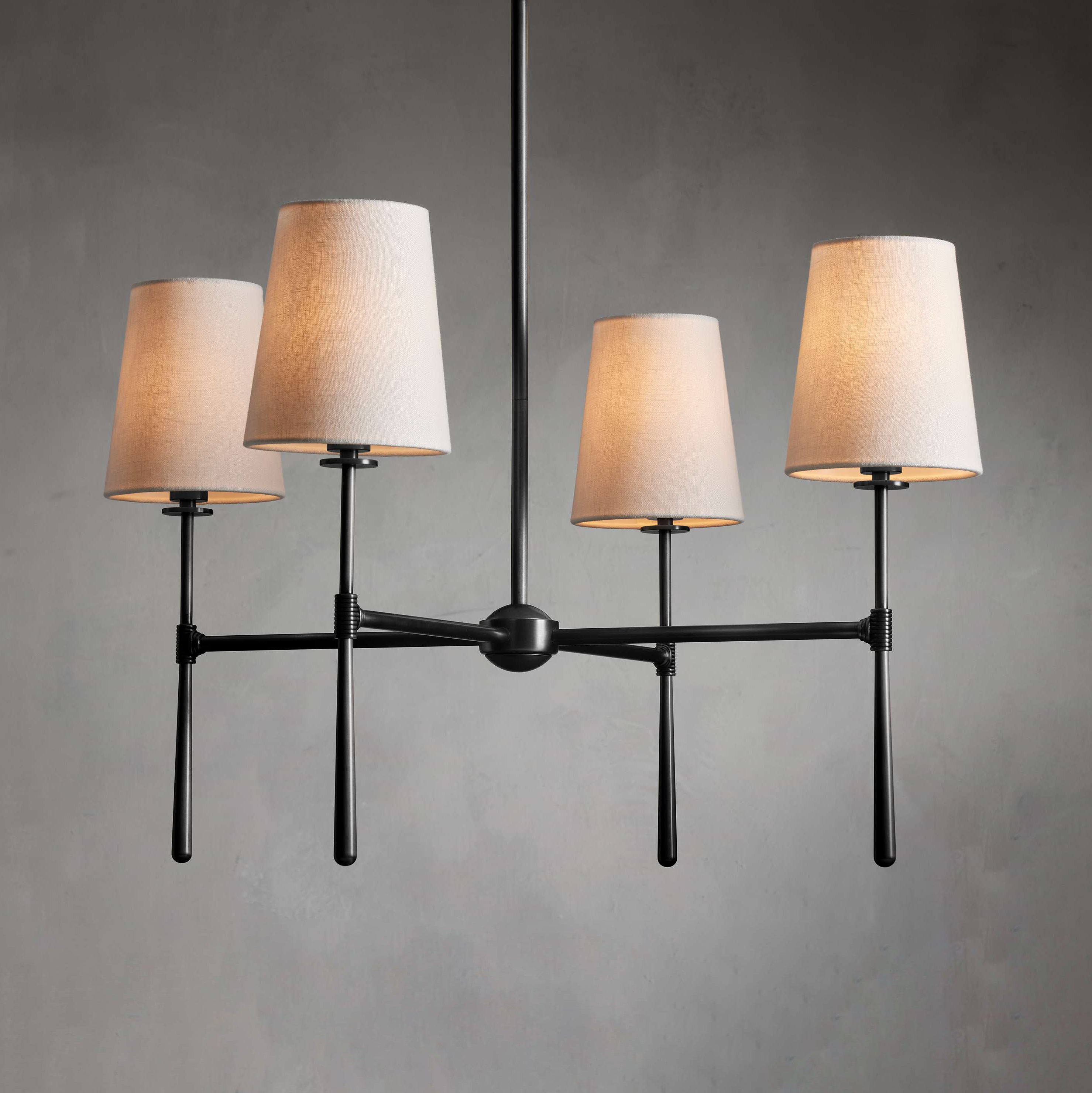 Valea Chandelier Head 4/6 Mid-century - Lamp Copper