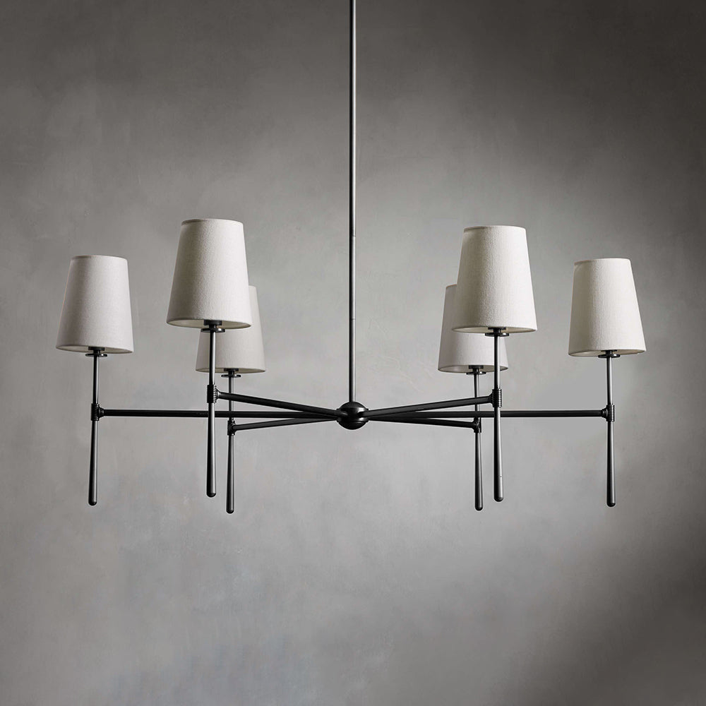 Valea Chandelier Head 4/6 Mid-century - Lamp Copper
