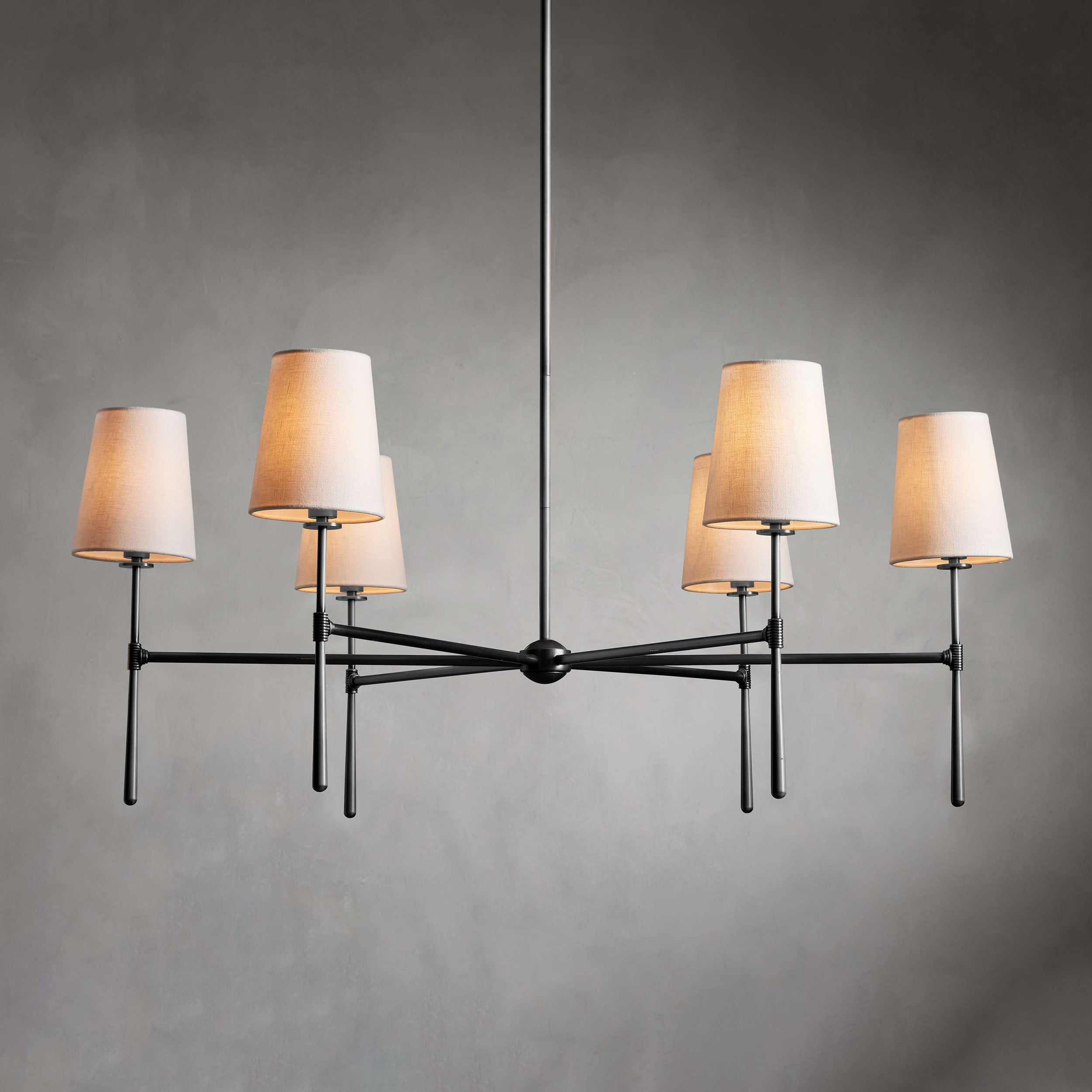 Valea Chandelier Head 4/6 Mid-century - Lamp Copper