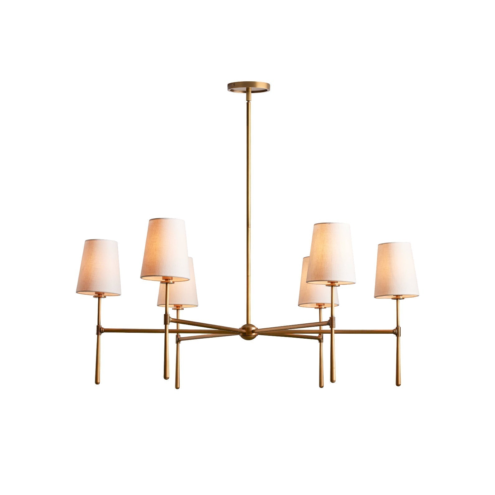 Valea Chandelier Head 4/6 Mid-century - Lamp Copper