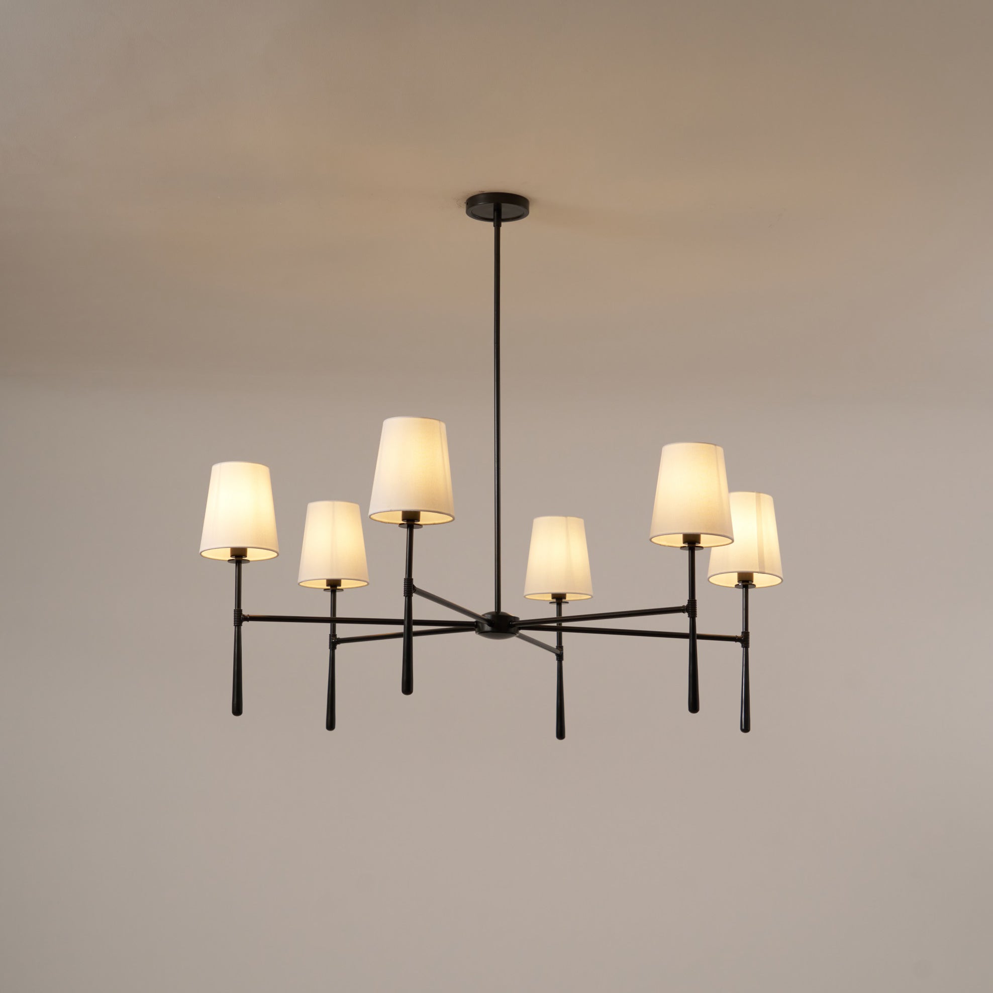 Valea Chandelier Head 4/6 Mid-century - Lamp Copper