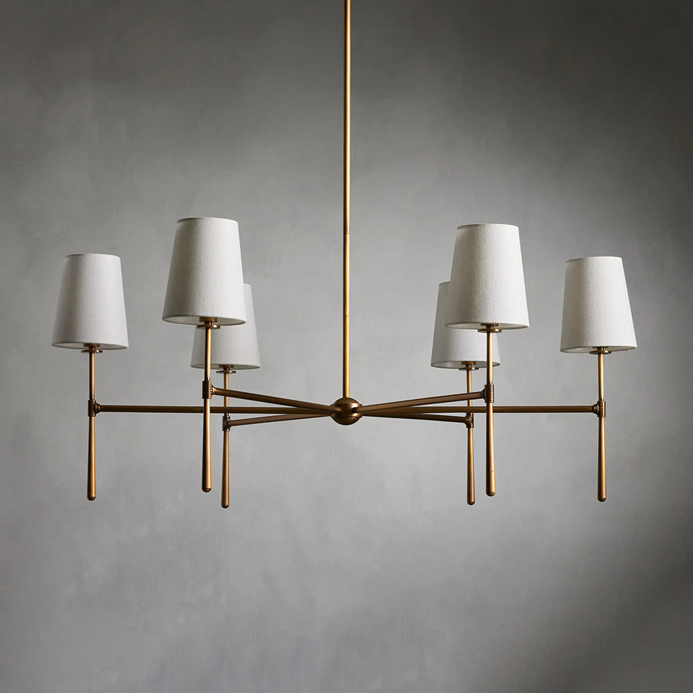 Valea Chandelier Head 4/6 Mid-century - Lamp Copper