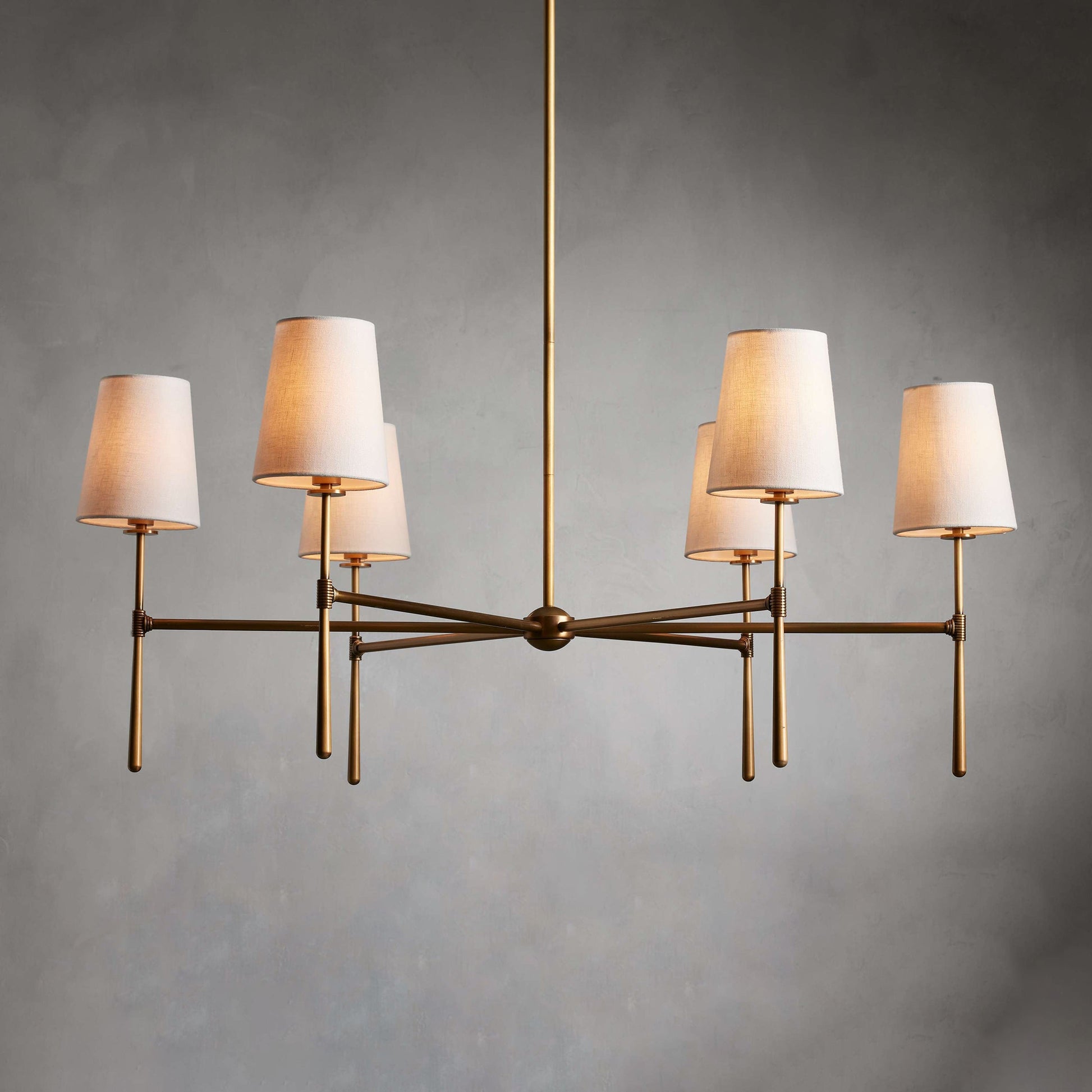 Valea Chandelier Head 4/6 Mid-century - Lamp Copper