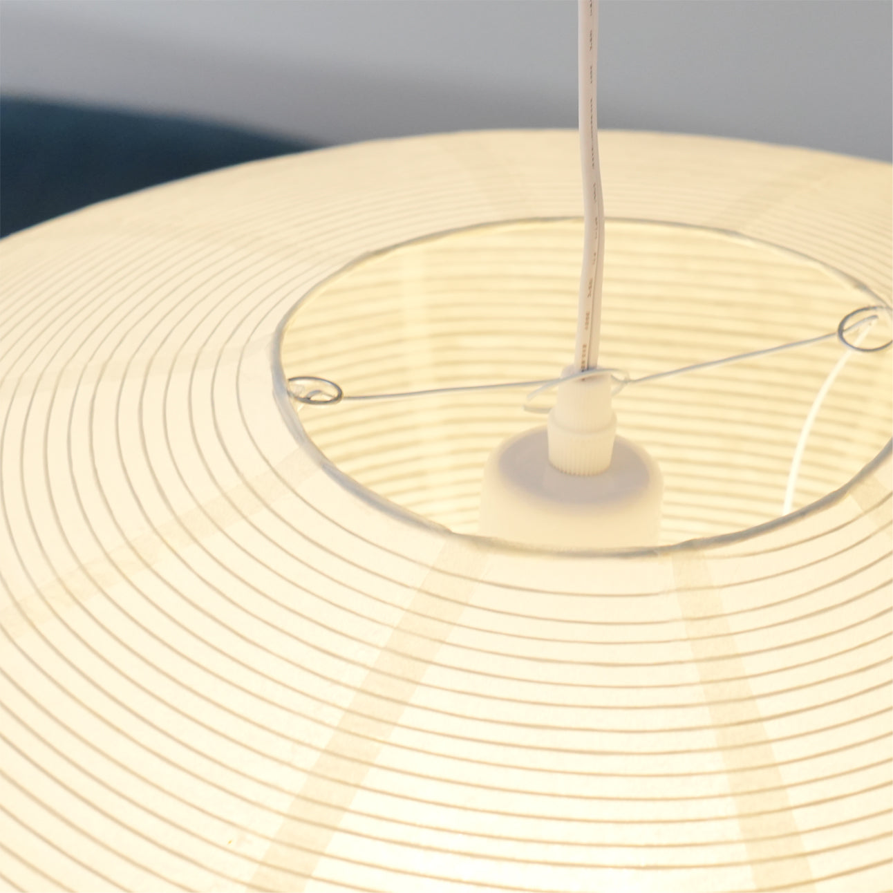 Sente Washi Paper Swag Pendant Light - Lamp Copper