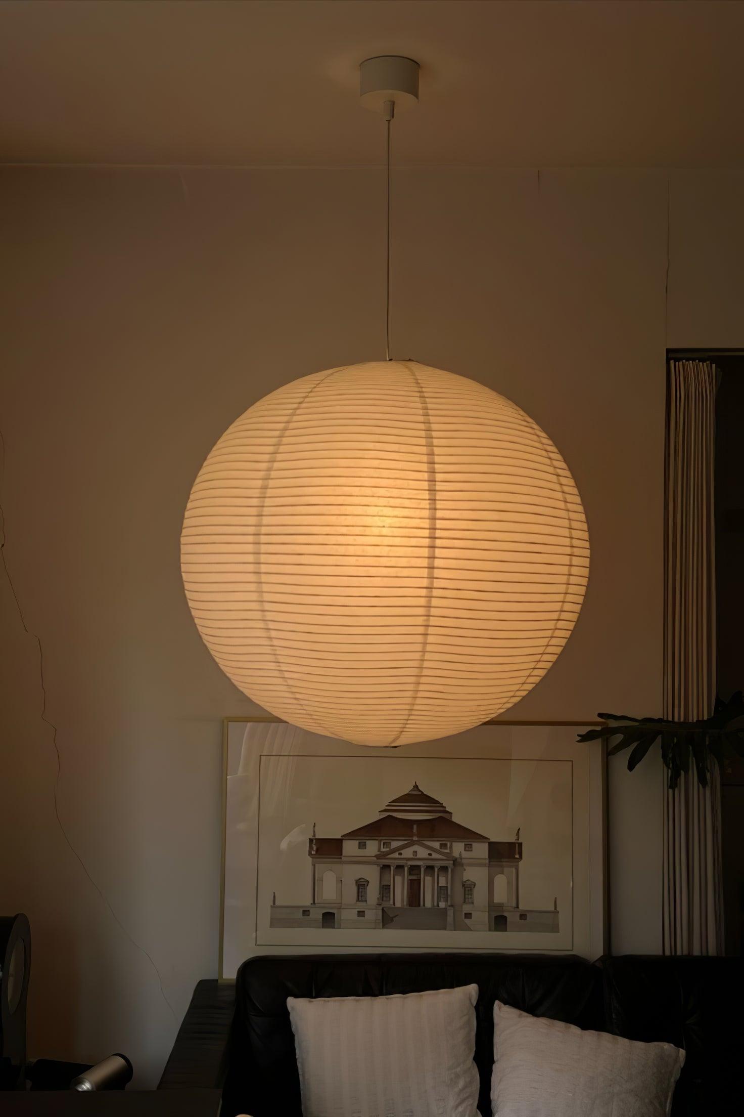 Lustra Pendant Lamp Paper for Living Room - Lamp Copper