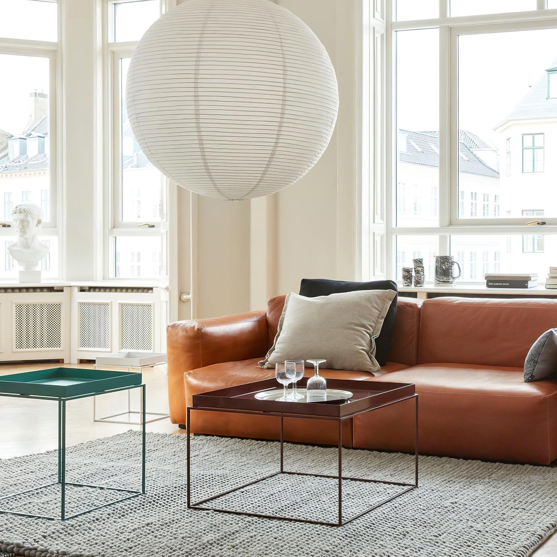 Lustra Pendant Lamp Paper for Living Room - Lamp Copper