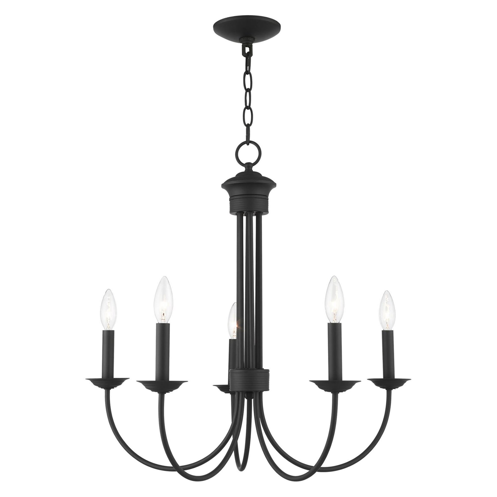 Vecarisra Vintage Industrial Metal Chandelier - Lamp Copper