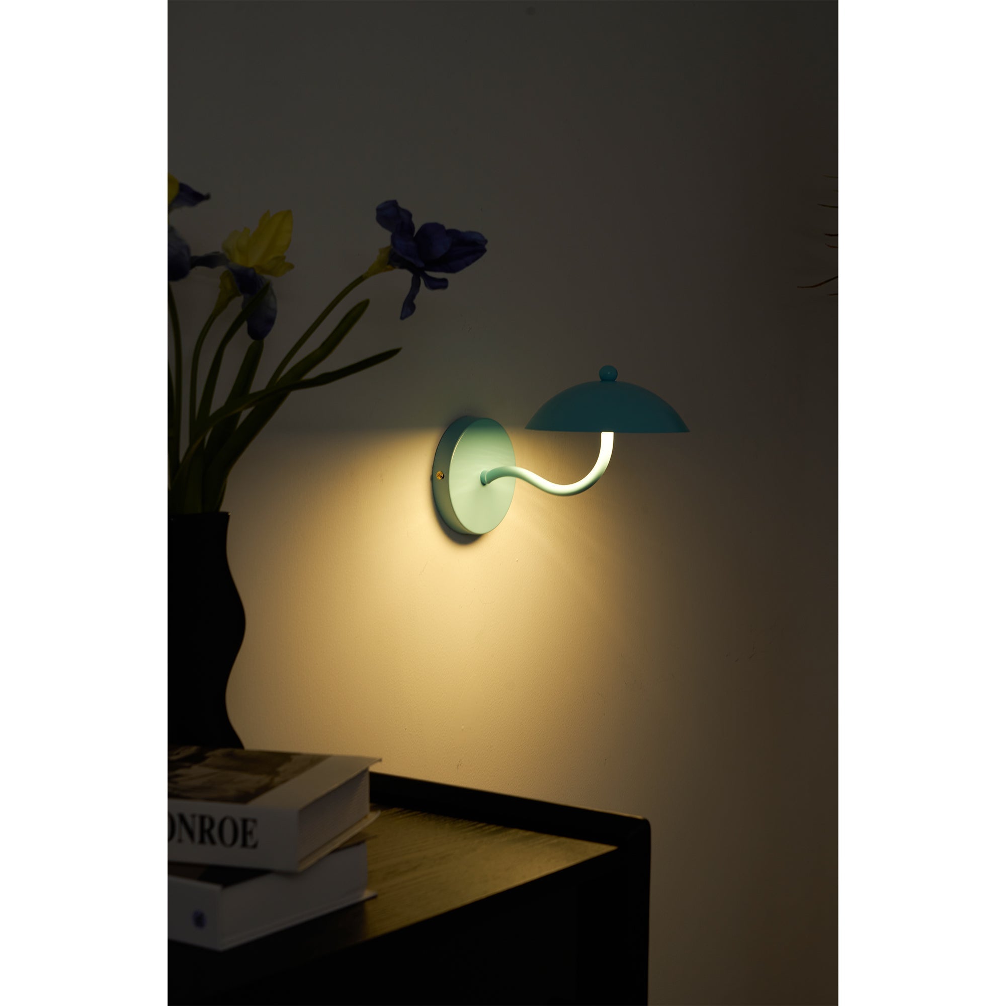 Errina Modern Minimalist Ripple Metal Wall Lamp - Lamp Copper