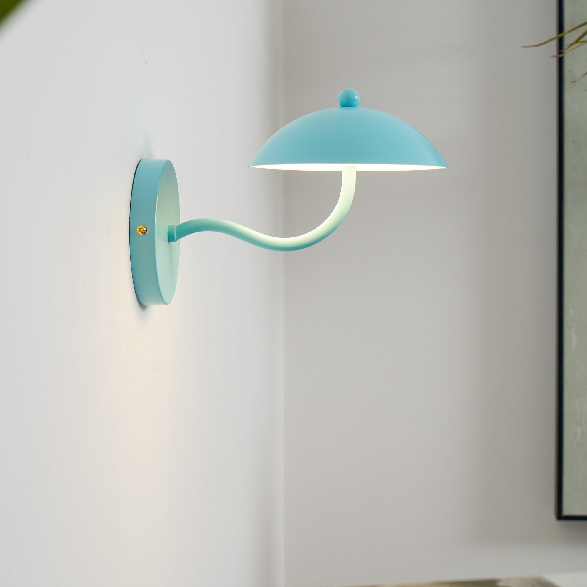 Errina Modern Minimalist Ripple Metal Wall Lamp - Lamp Copper