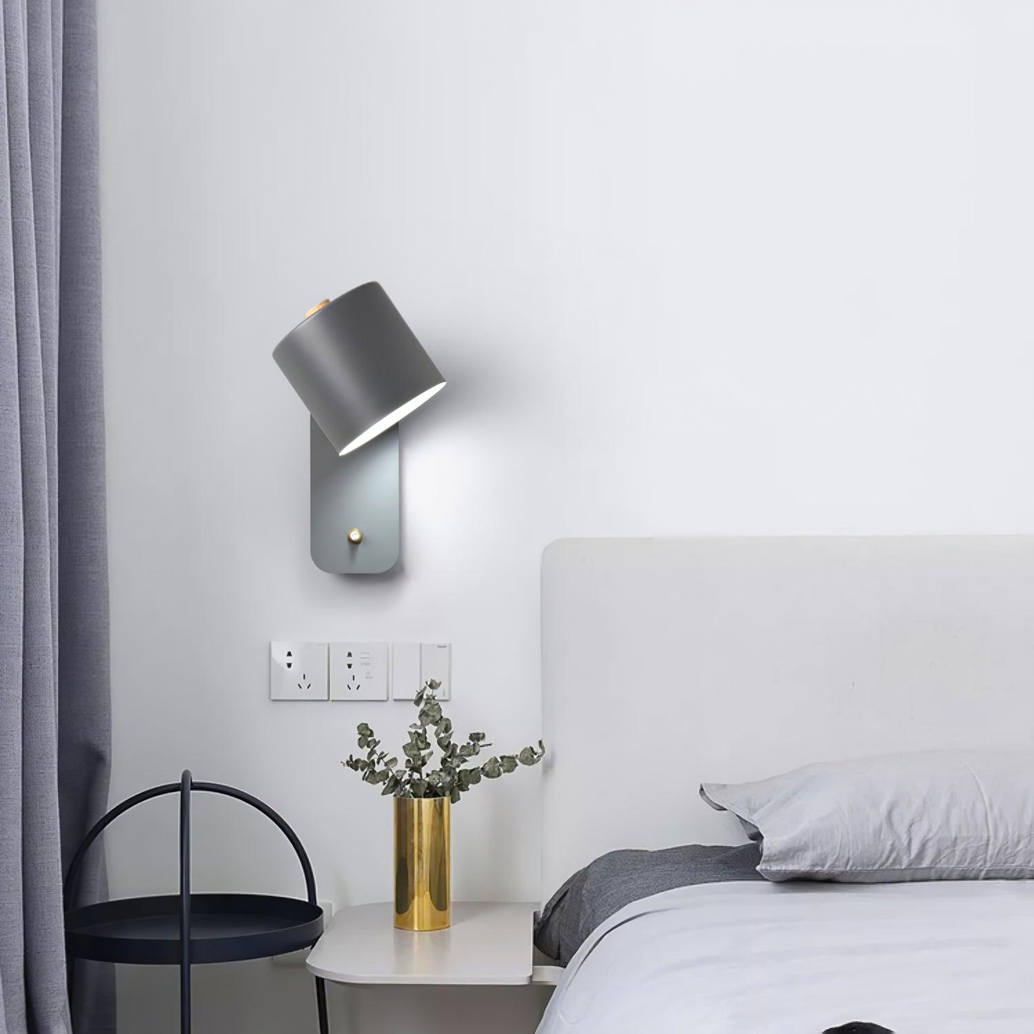 Quella Rotatable Cylinder Wall Lamp - Lamp Copper