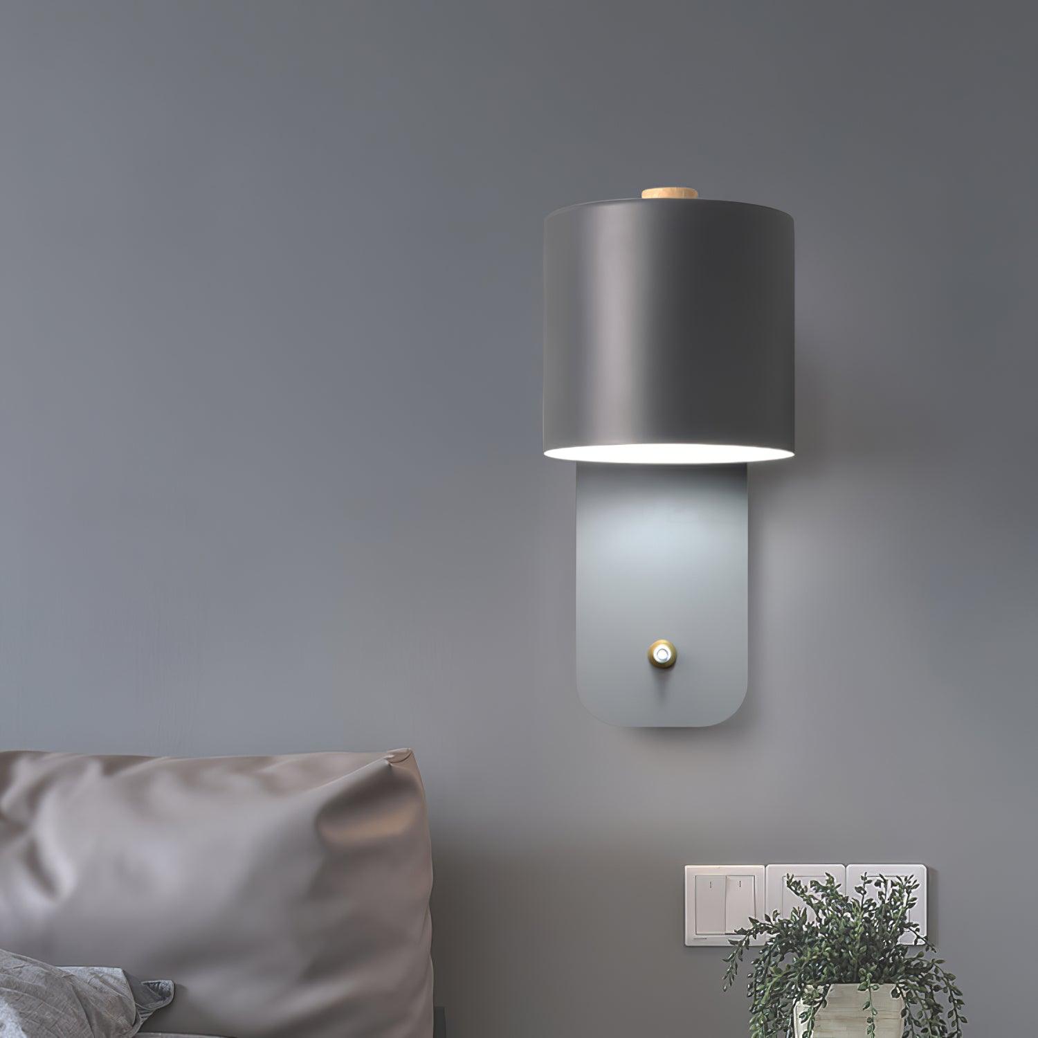 Quella Rotatable Cylinder Wall Lamp - Lamp Copper