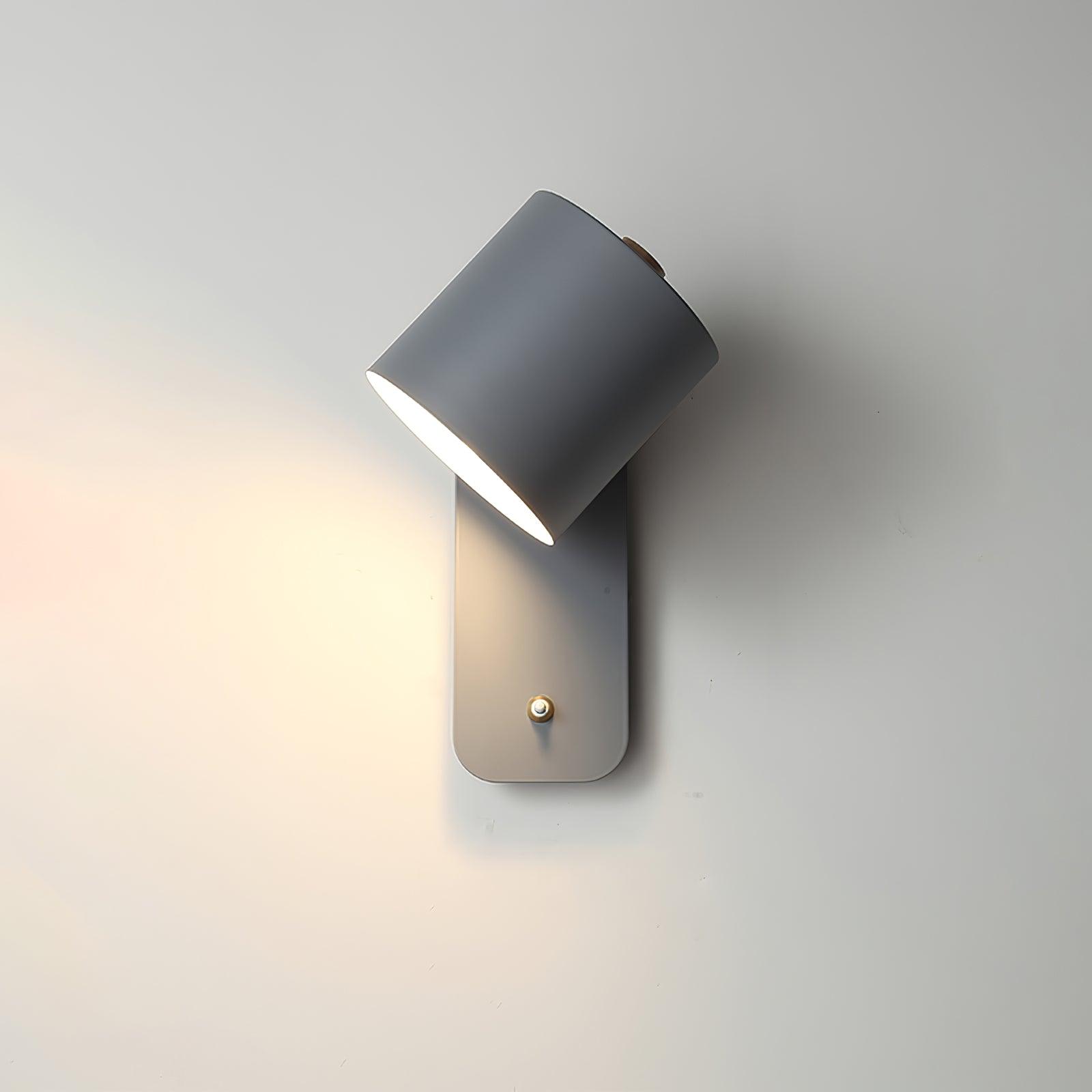 Quella Rotatable Cylinder Wall Lamp - Lamp Copper